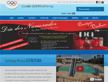 Tablet Screenshot of clubeolimpicomaringa.com.br